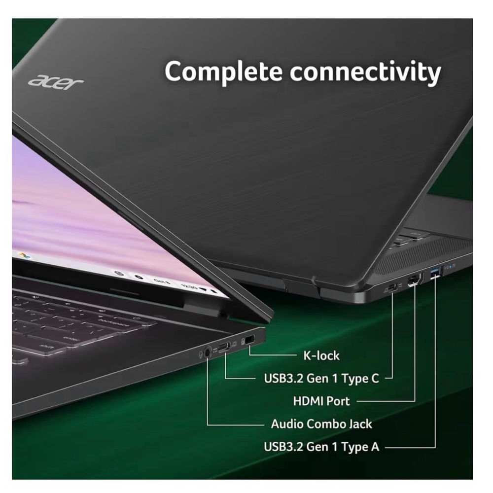 NEW Factory Sealed Acer Chromebook Plus 515 15.6" i3 Laptop - Picture 4 of 9